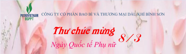 Giám đốc Công ty gửi thư chúc mừng tập thể nữ CBCNV nhân dịp Kỷ niệm 115 năm ngày Quốc tế Phụ nữ (8/3/1910 – 8/3/2025)